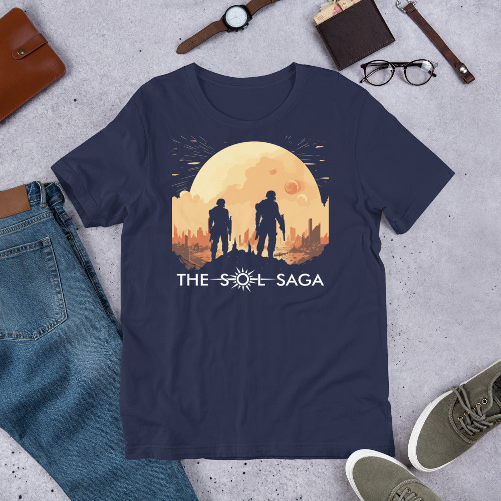 The Sol Saga Mars Landscape Unisex t-shirt