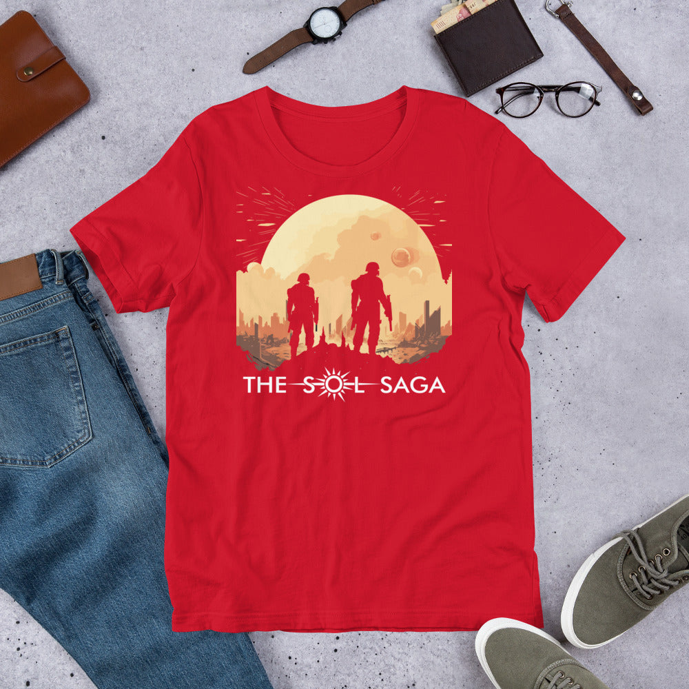 The Sol Saga Mars Landscape Unisex t-shirt