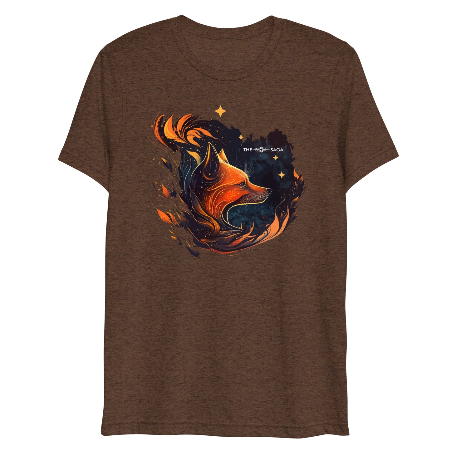 Mars Fox Paint the Stars - Short sleeve t-shirt