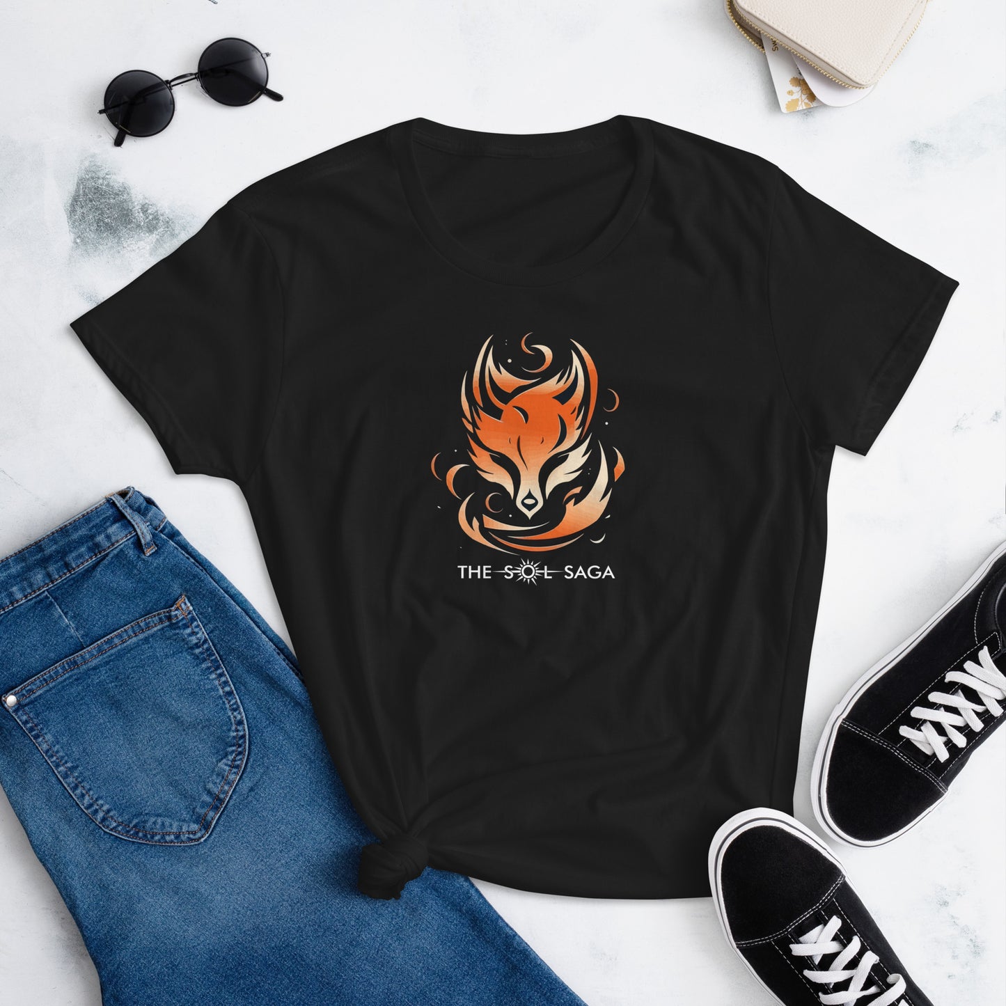 Mars Fox Emblem - Women's short sleeve t-shirt